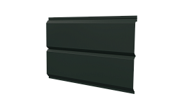 Л-брус 264/240x0,45 мм, 6009 пихтовый зеленый матовый