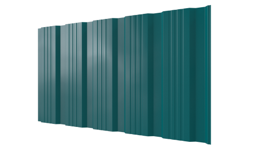 Профнастил К20 1195/1130x0,4 мм, 5021 водная синь глянцевый