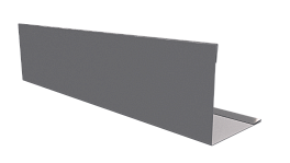 Планка завершающая 10x50x50x10 мм, 7004 сигнальный серый глянцевый