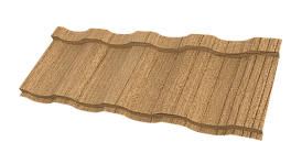Профиль Орион 30 1200/1150x0,45 мм, Орех 3D