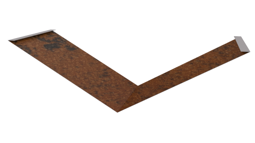 Планка ендовы нижняя 298x298x2000 мм, Картэн