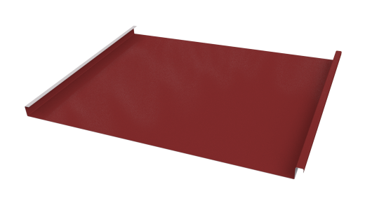 Фальцевая кровля 562/550x0,45 мм, 3011 коричнево-красный глянцевый