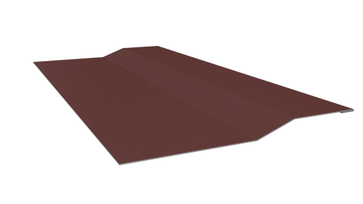 Планка крепёжная фальц 50x17x29 мм, 0,45 3009 оксид красный