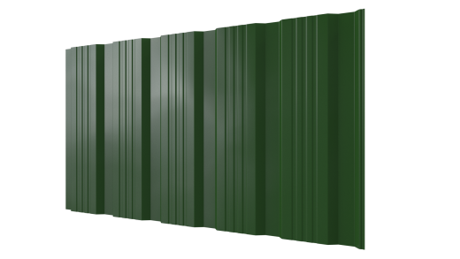 Профнастил К20 1195/1130x0,4 мм эконом, 6002 лиственно-зеленый глянцевый