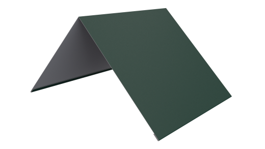 Конёк простой 190x190x2000 мм, 6005 зеленый мох матовый