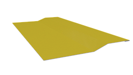 Планка крепёжная фальц 50x17x29 мм, 1018 цинково-желтый глянцевый