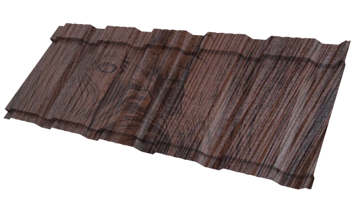 Профиль Пегас 1195/1130x0,45 мм, Морёный дуб 3D