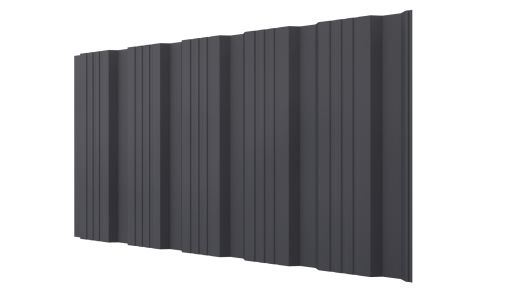 Профнастил К20 1195/1130x0,45 мм, 7024 графитовый серый матовый