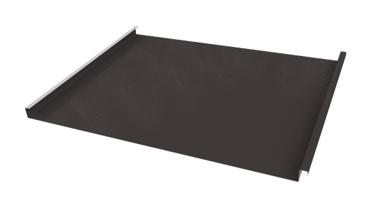 Фальцевая кровля 562/550x0,5 мм, 8019 серо-коричневый глянцевый