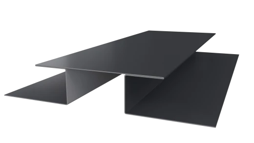 Планка стыковочная сложная 75x2000 мм, 7024 графитовый серый глянцевый