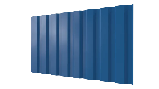 Профнастил С20A 1150/1100x0,4 мм, 5015 небесно-синий глянцевый