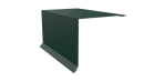 Планка торцевая 120x95x2000 мм, 6005 зеленый мох матовый