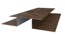 Планка стыковочная сложная 75x2000 мм, Дуб Локарно 3D