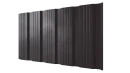 Профнастил К20 1195/1130x0,4 мм эконом, 8019 серо-коричневый глянцевый