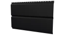Л-брус 264/240x0,5 мм, 9005 черный янтарь матовый