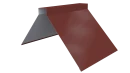 Конёк фигурный 190x190x2000 мм, 3009 оксид красный матовый