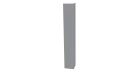 Планка угла наружного 30x30x2000 мм, 7004 сигнальный серый глянцевый