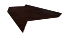 Планка примыкания в штробу 20x60x10 мм, Antique wood