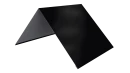 Конёк простой 190x190x2000 мм, 9005 черный янтарь глянцевый