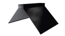 Конёк фигурный 150x150x2000 мм, 9005 черный янтарь глянцевый