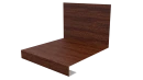 Планка примыкания нижняя к трубе фальц 140x200 мм, Дуб Кельтик 3D