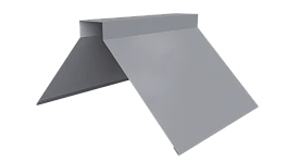 Конёк фигурный 150x150x2000 мм, 7040 серое окно глянцевый