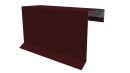 Планка торцевая фальц 65x97 мм, 3005 винно-красный глянцевый
