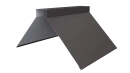 Конёк фигурный 150x150x2000 мм, 8019 серо-коричневый матовый